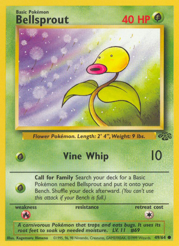 Jungle set Bellsprout #49/64 unlimited